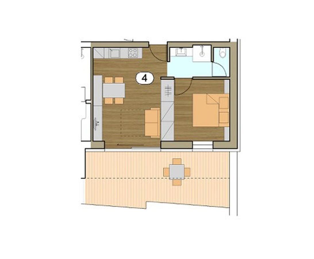 Langstein Wohnung Golden Coldrano Exteriör bild